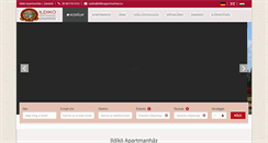 Desktop Screenshot of ildikoapartmanhaz.hu